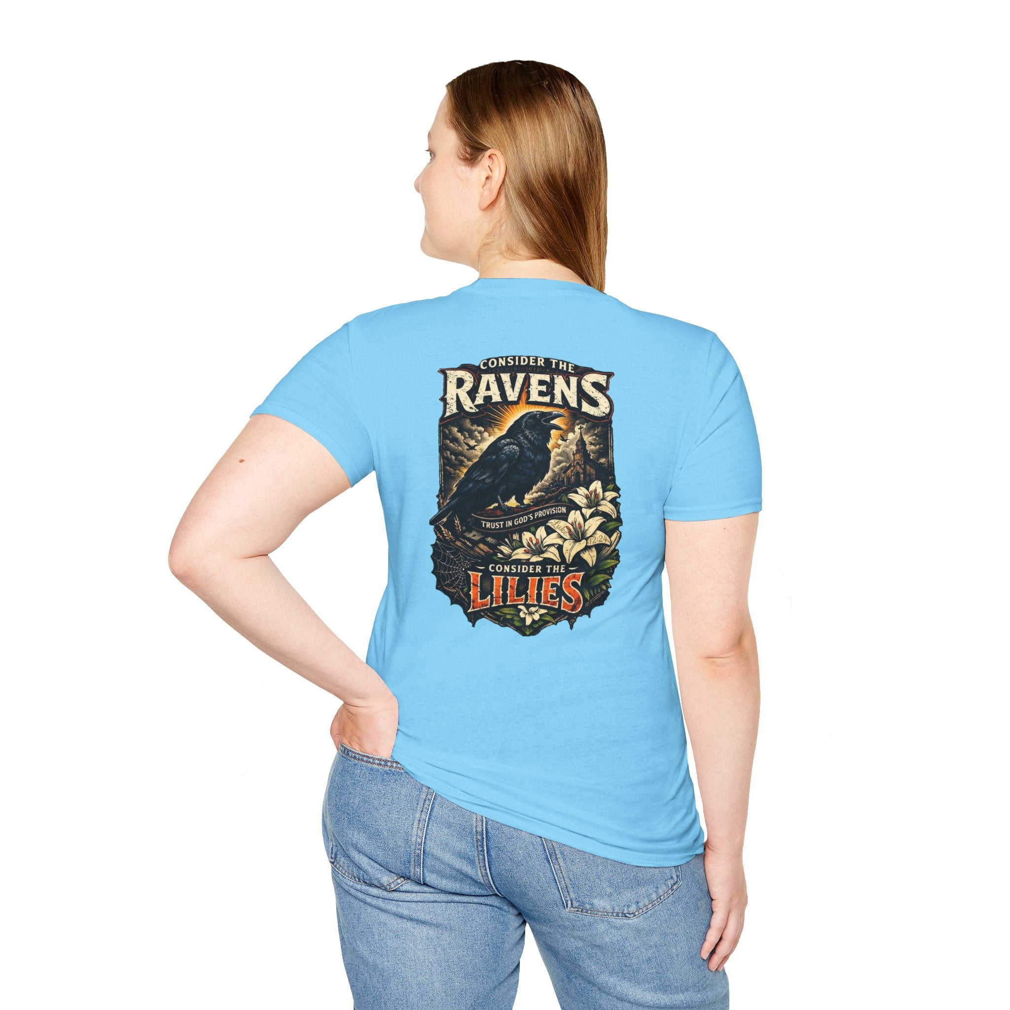 "Consider the Ravens" (Design on Back/Logo on Front)
