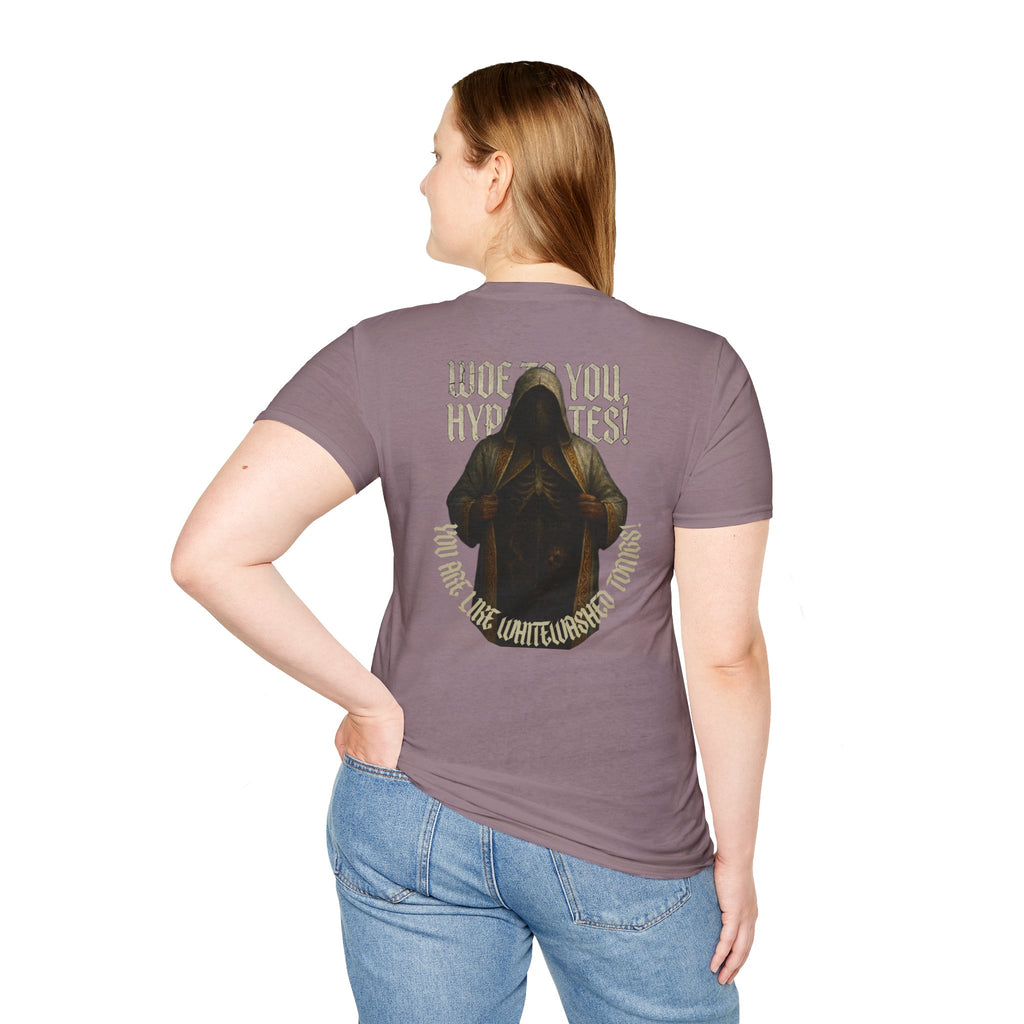 "Whitewashed Tombs" (Design on Back/Logo on Front)