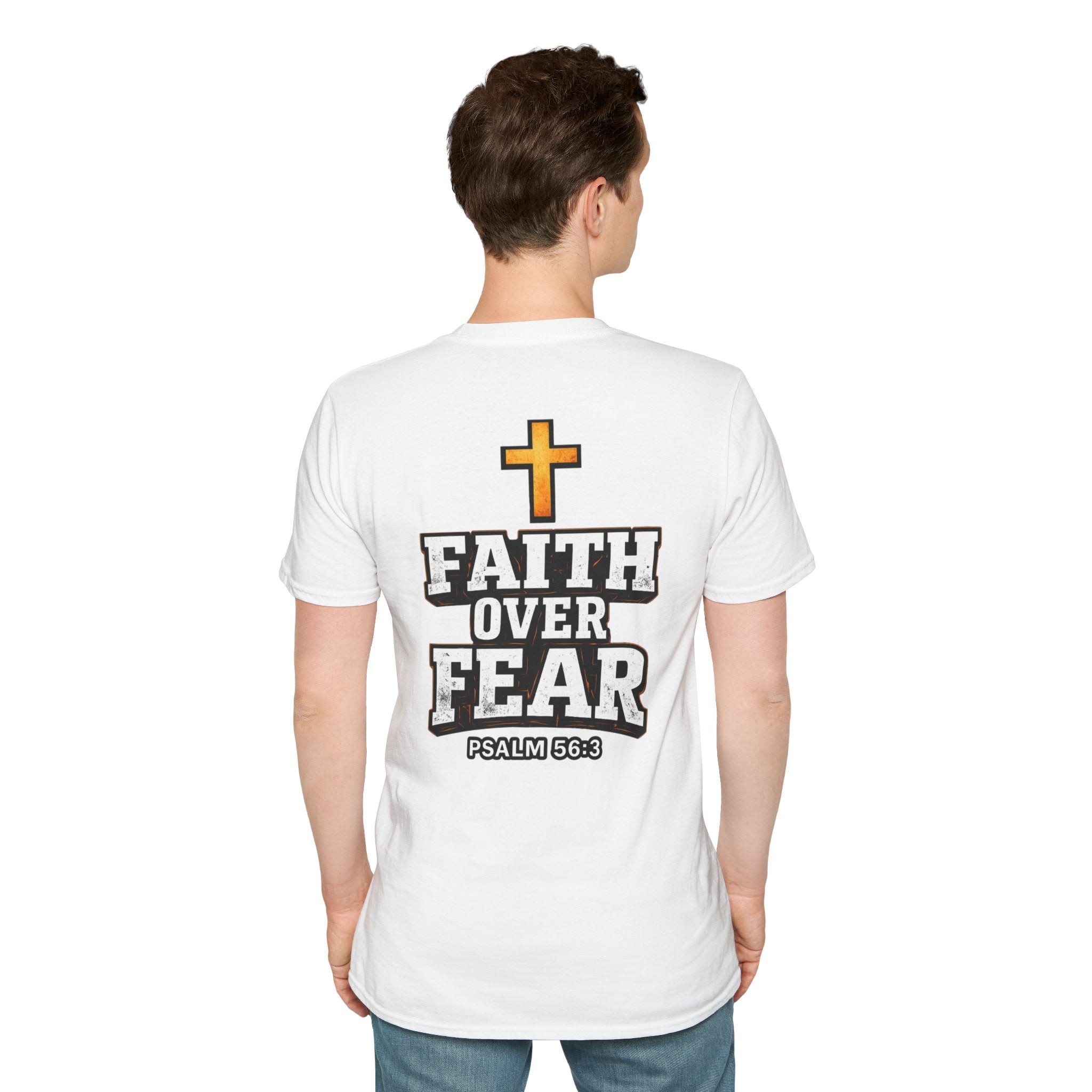"Faith Over Fear" (Design on Back/Logo On Front)