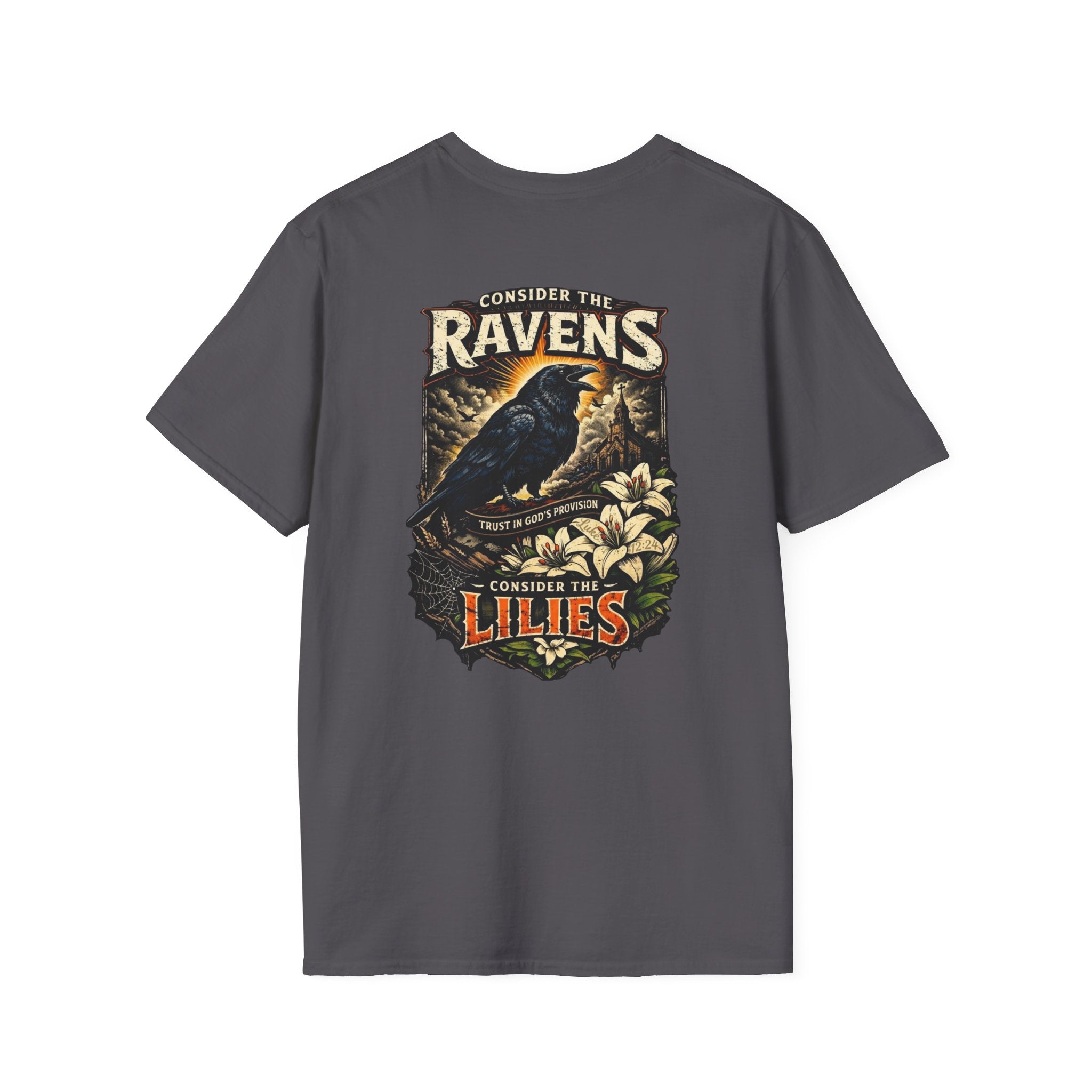 "Consider the Ravens" (Design on Back/Logo on Front)