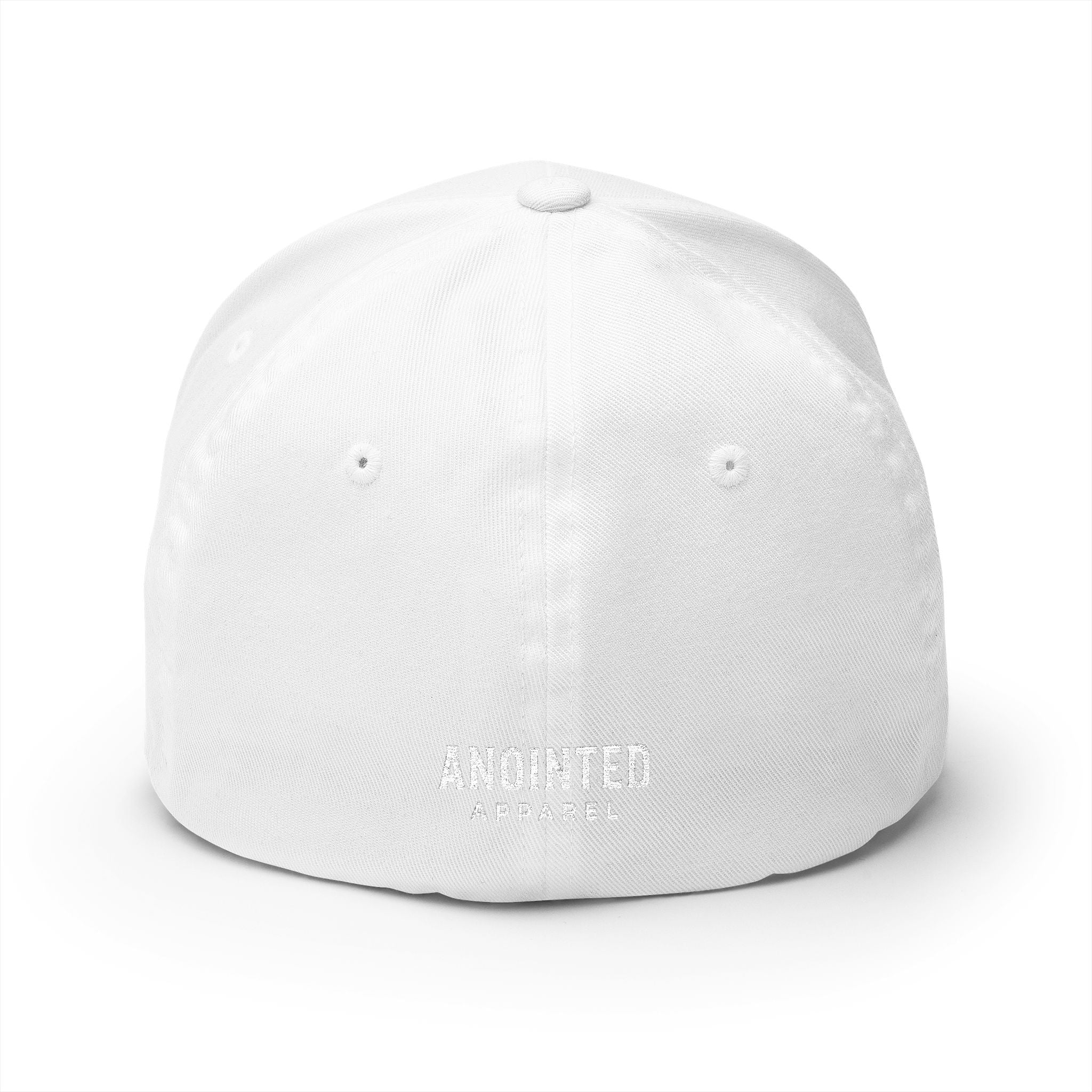 Signature Series "YHWH" FlexFit Closed-Back (White) (Triple Embroidered)