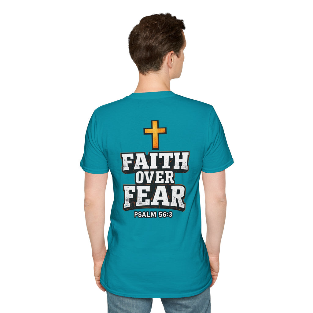 "Faith Over Fear" (Design on Back/Logo On Front)