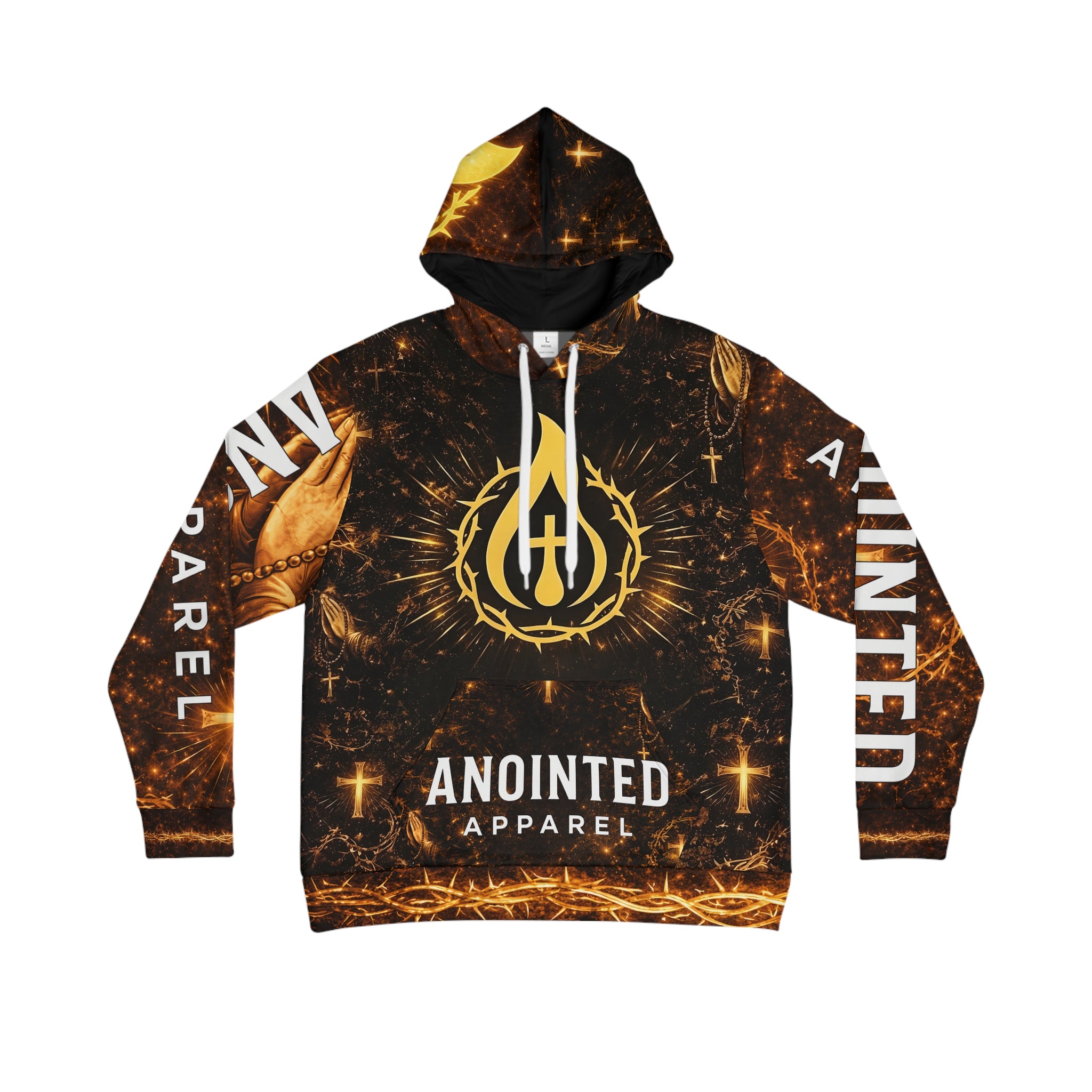 "Bold and Anointed" All Over Print Hoodie
