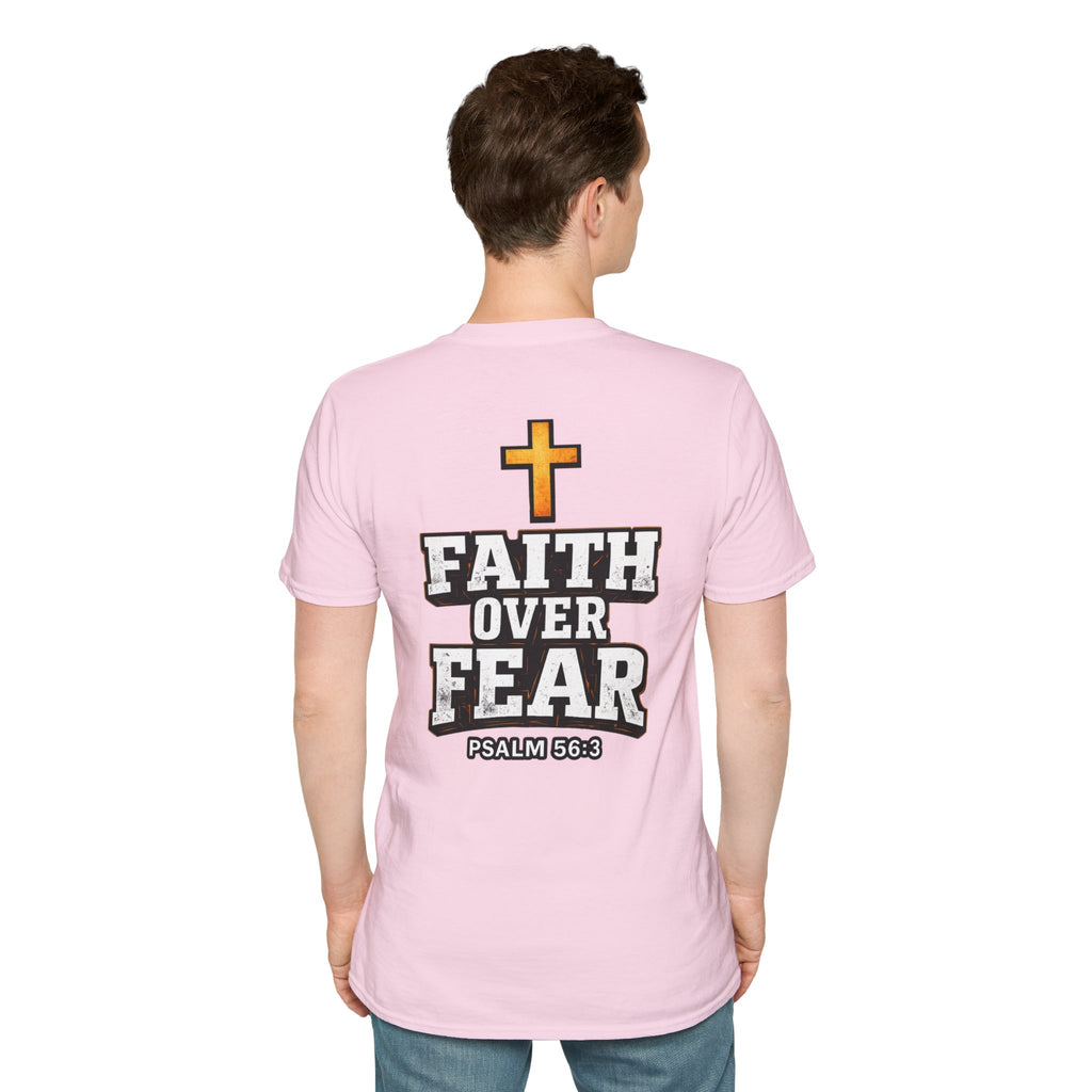 "Faith Over Fear" (Design on Back/Logo On Front)