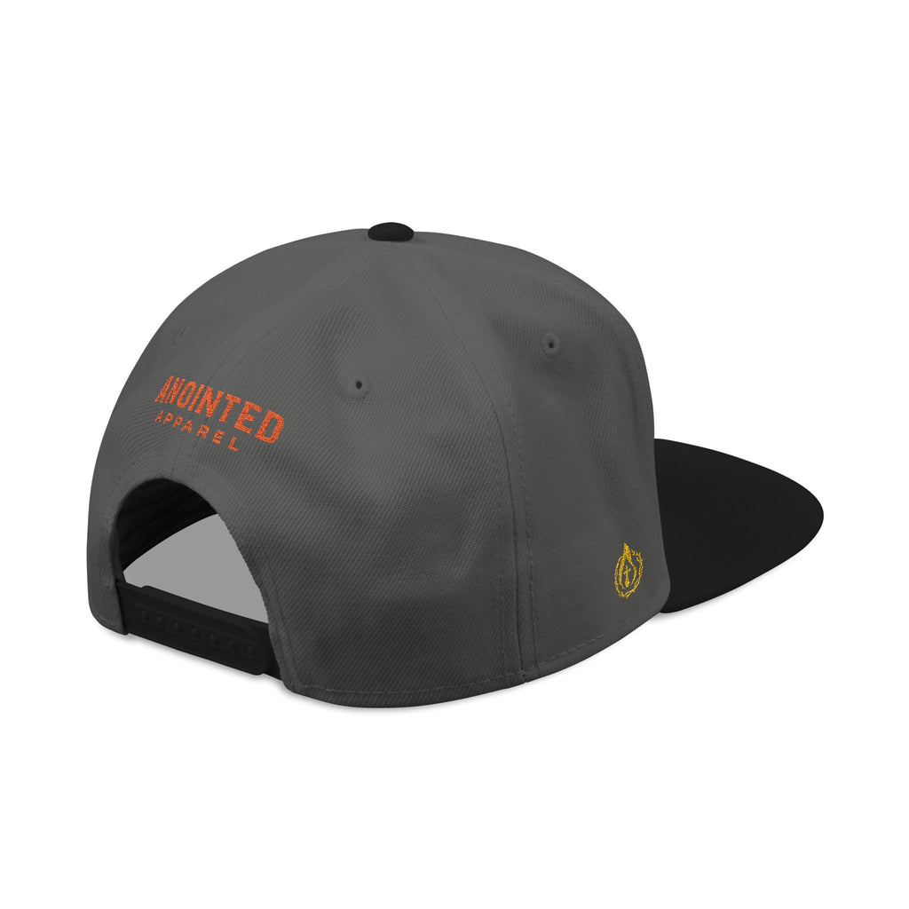 "Psalm 3:7" Snapback (Embroidered Front, Both Sides, Back)