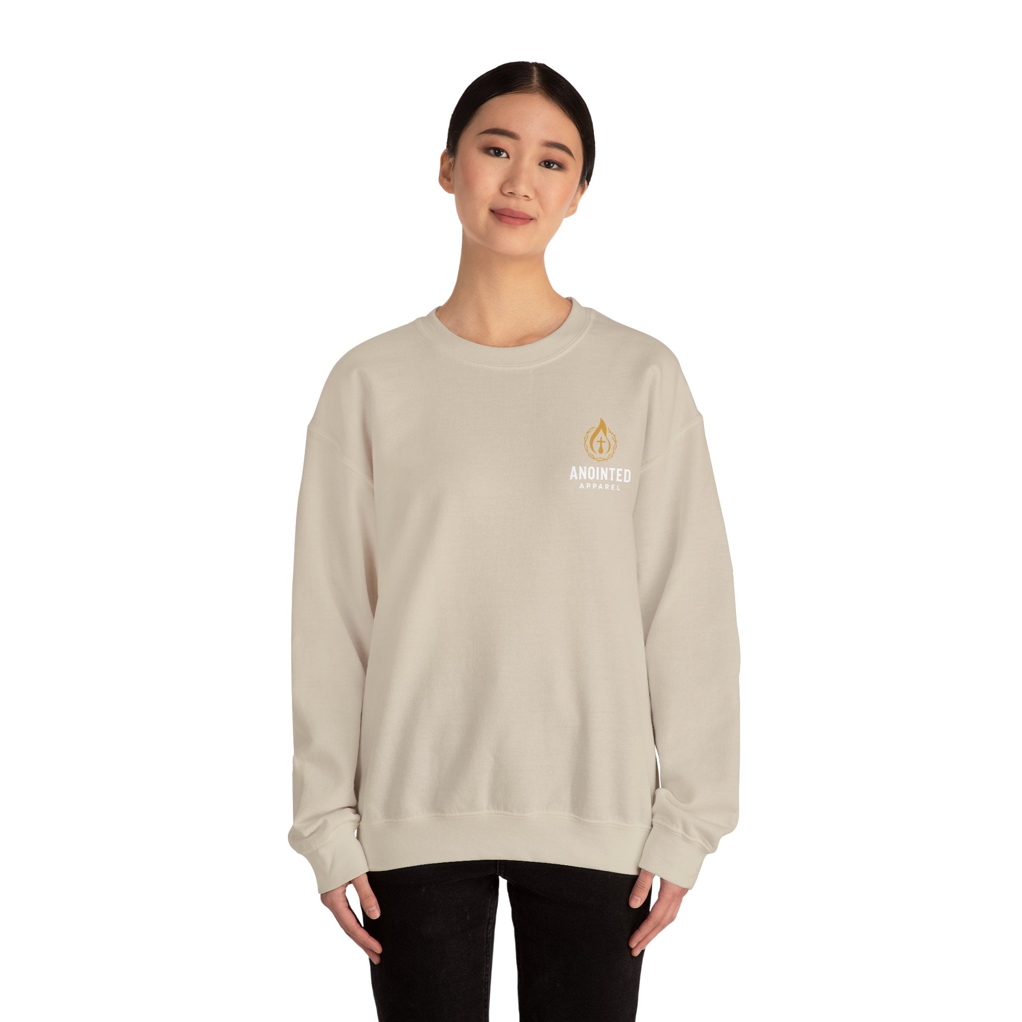 Graves Into Gardens Crewneck Sweatshirt (Design on Back/Logo on Front)