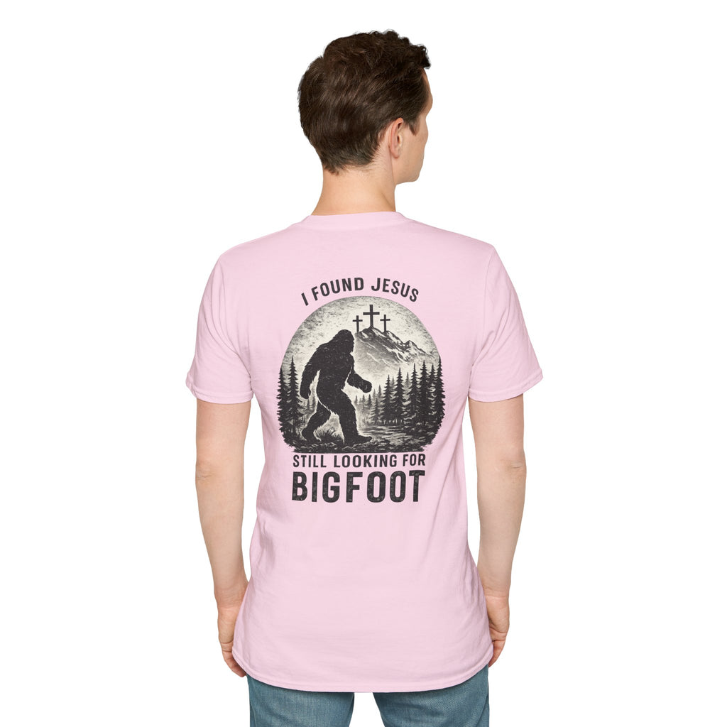 "Jesus and Bigfoot" (Design on Back/Logo on Front)