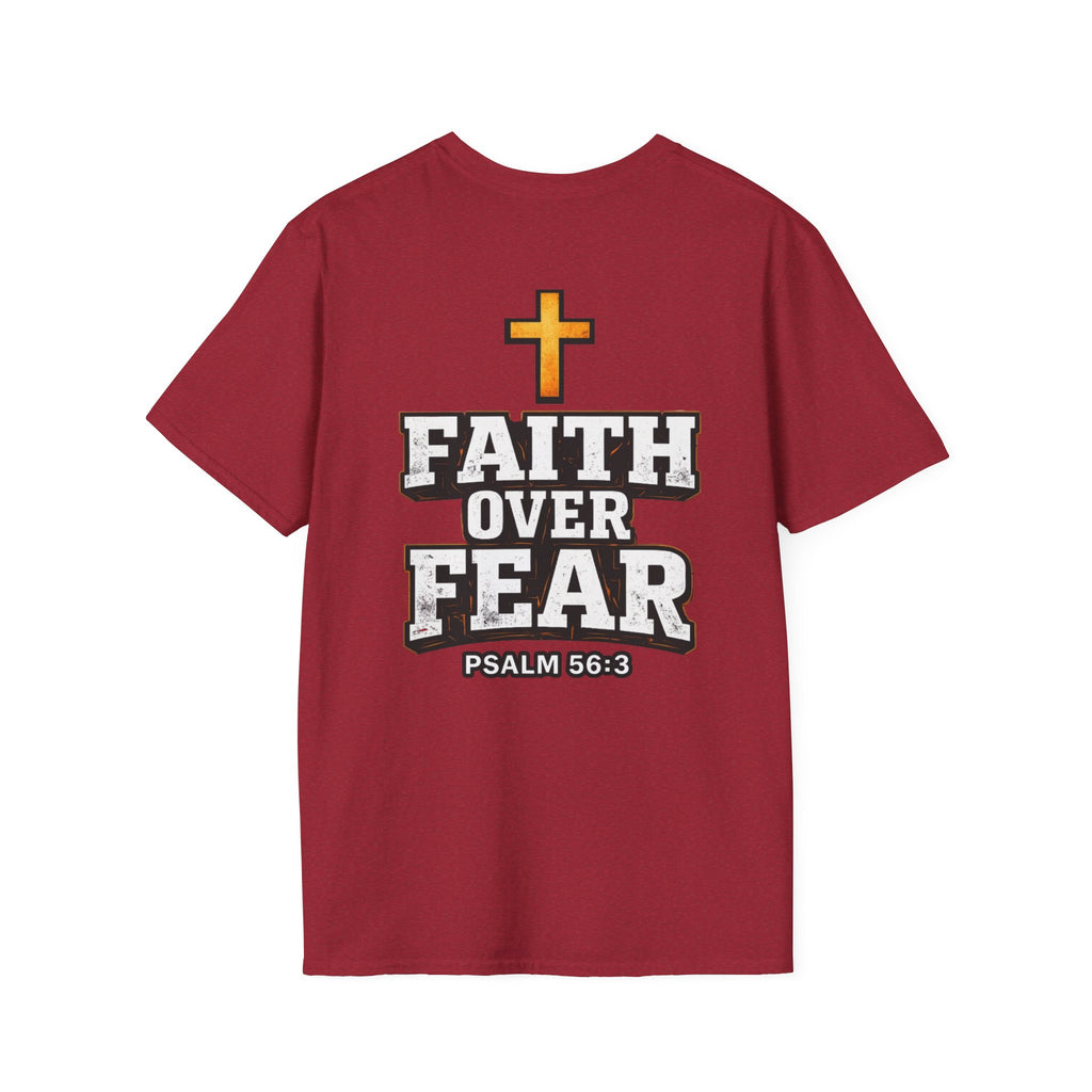 "Faith Over Fear" (Design on Back/Logo On Front)