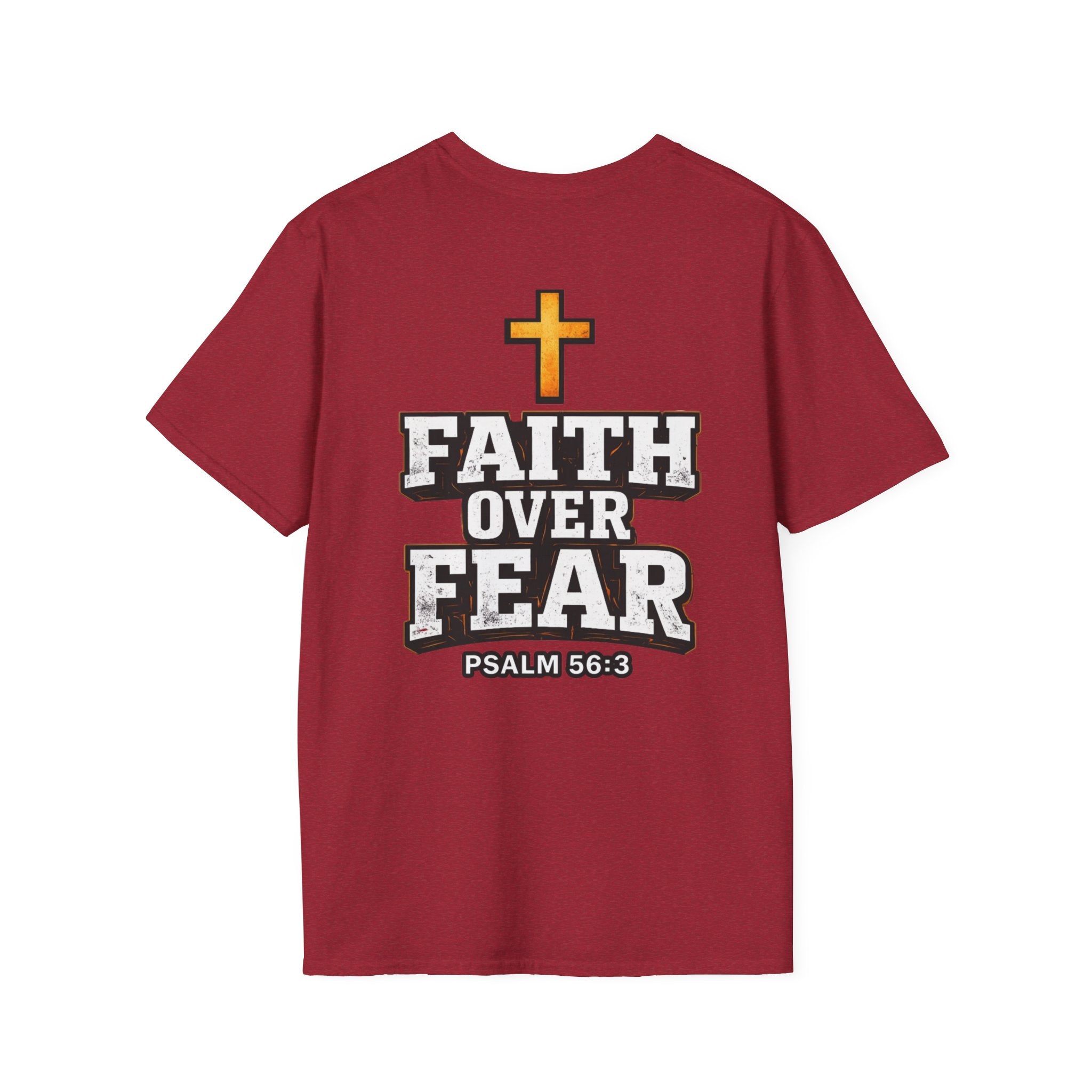 "Faith Over Fear" (Design on Back/Logo On Front)