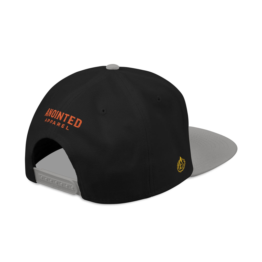 "Psalm 3:7" Snapback (Embroidered Front, Both Sides, Back)