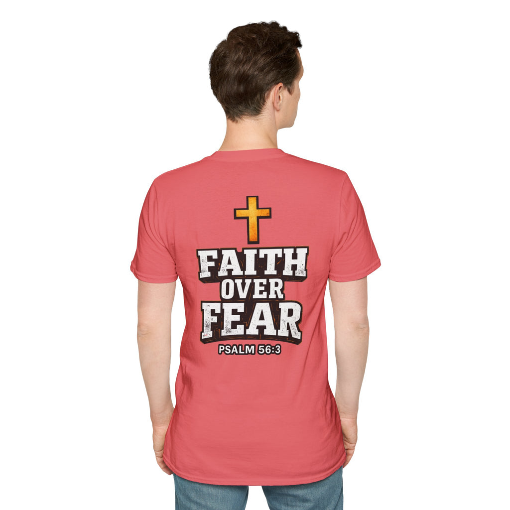 "Faith Over Fear" (Design on Back/Logo On Front)