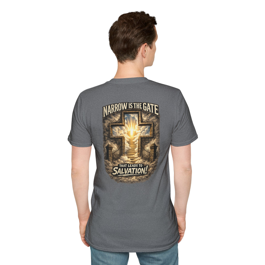 "The Narrow Gate" (Design on Back/Logo on Front)