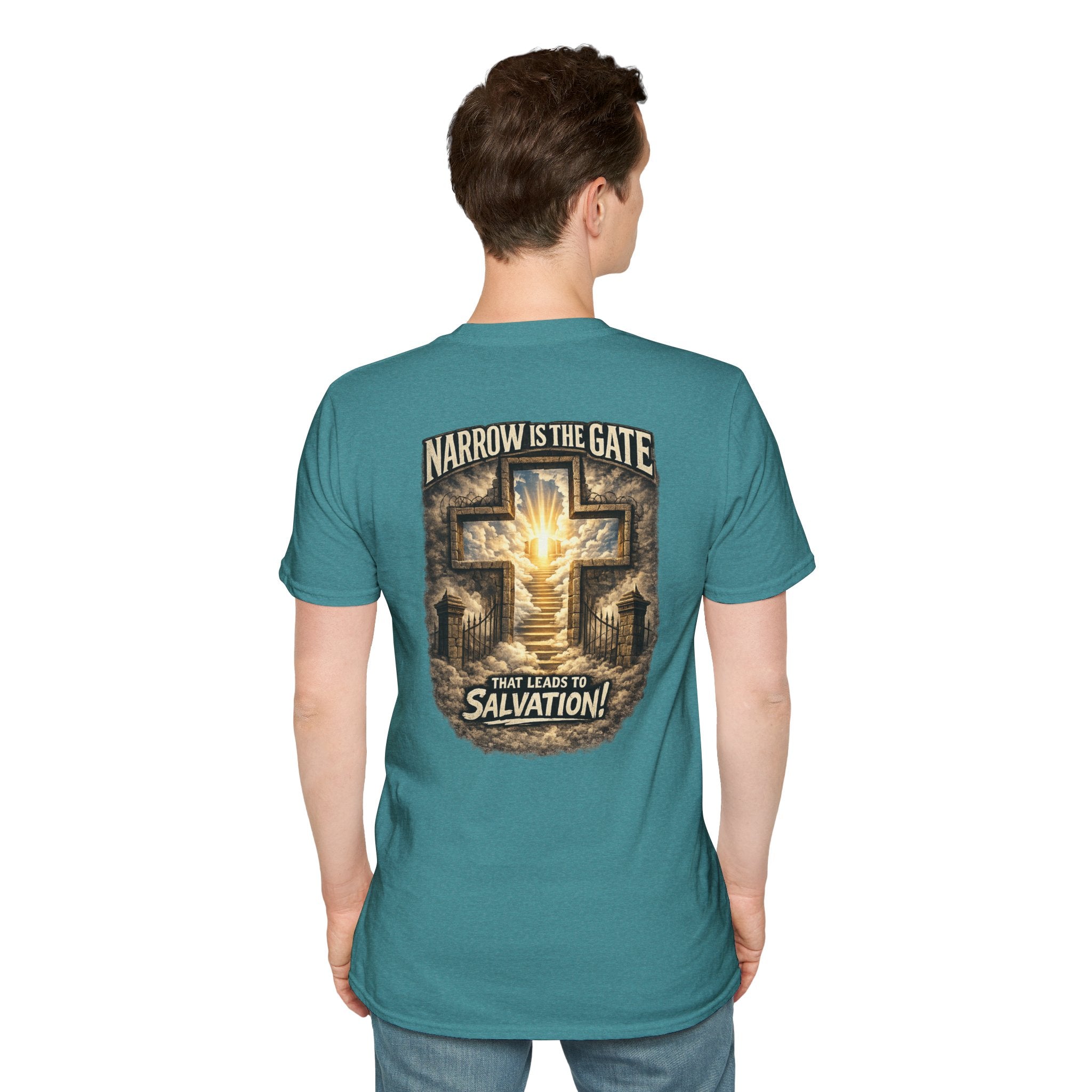 "The Narrow Gate" (Design on Back/Logo on Front)