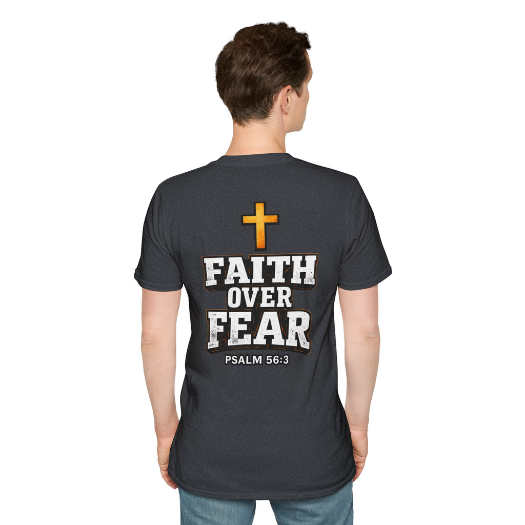 "Faith Over Fear" (Design on Back/Logo On Front)