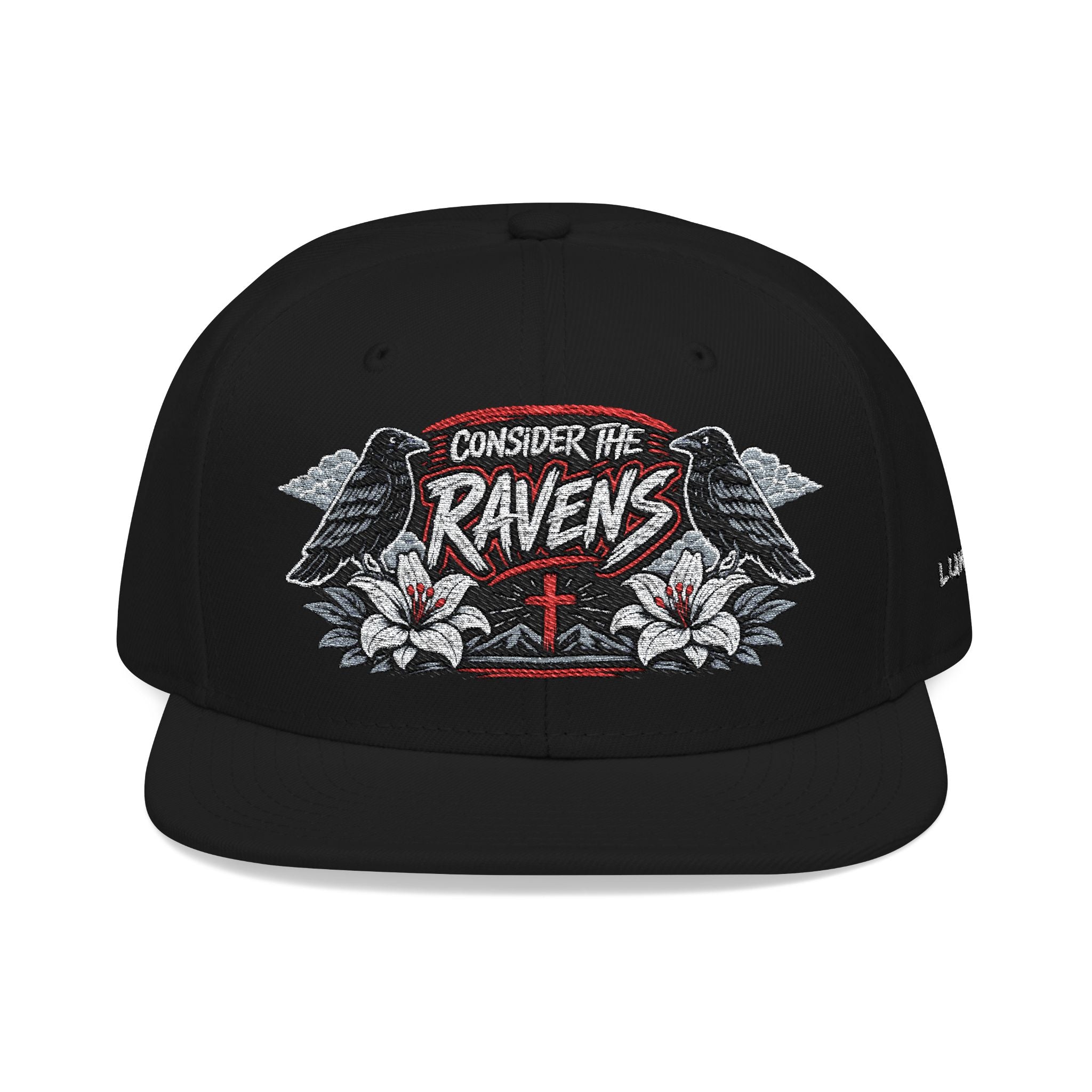 "Ravens and Lilies" v2 Exalted Edition (Embroidered Front/Side/Back)