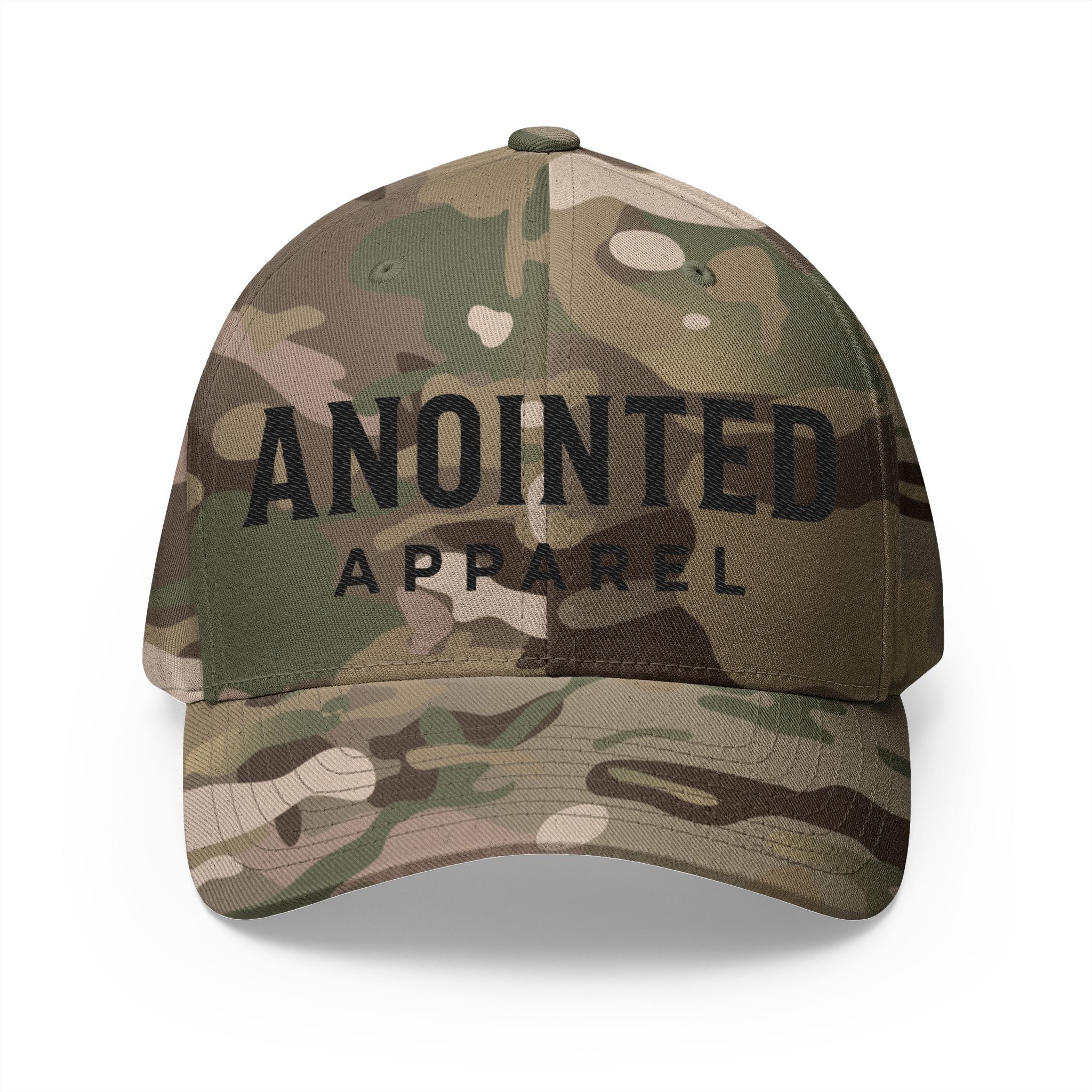 "Anointed" Christian FlexFit Hat – Elevated Edition (Front + Side Embroidery)