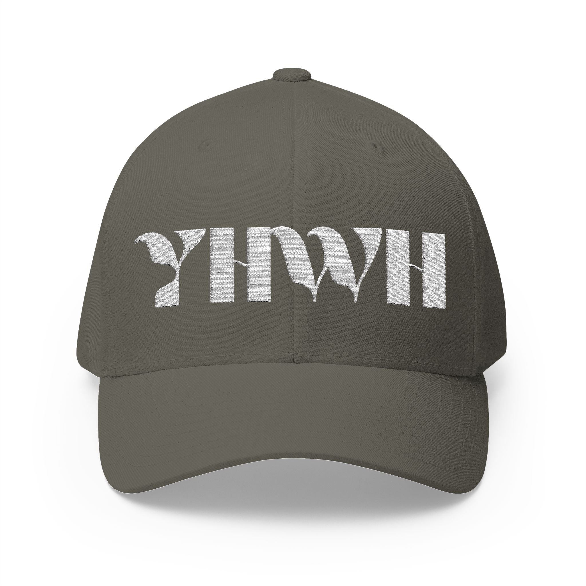 Signature Series "YHWH" FlexFit Closed-Back (White) (Triple Embroidered)