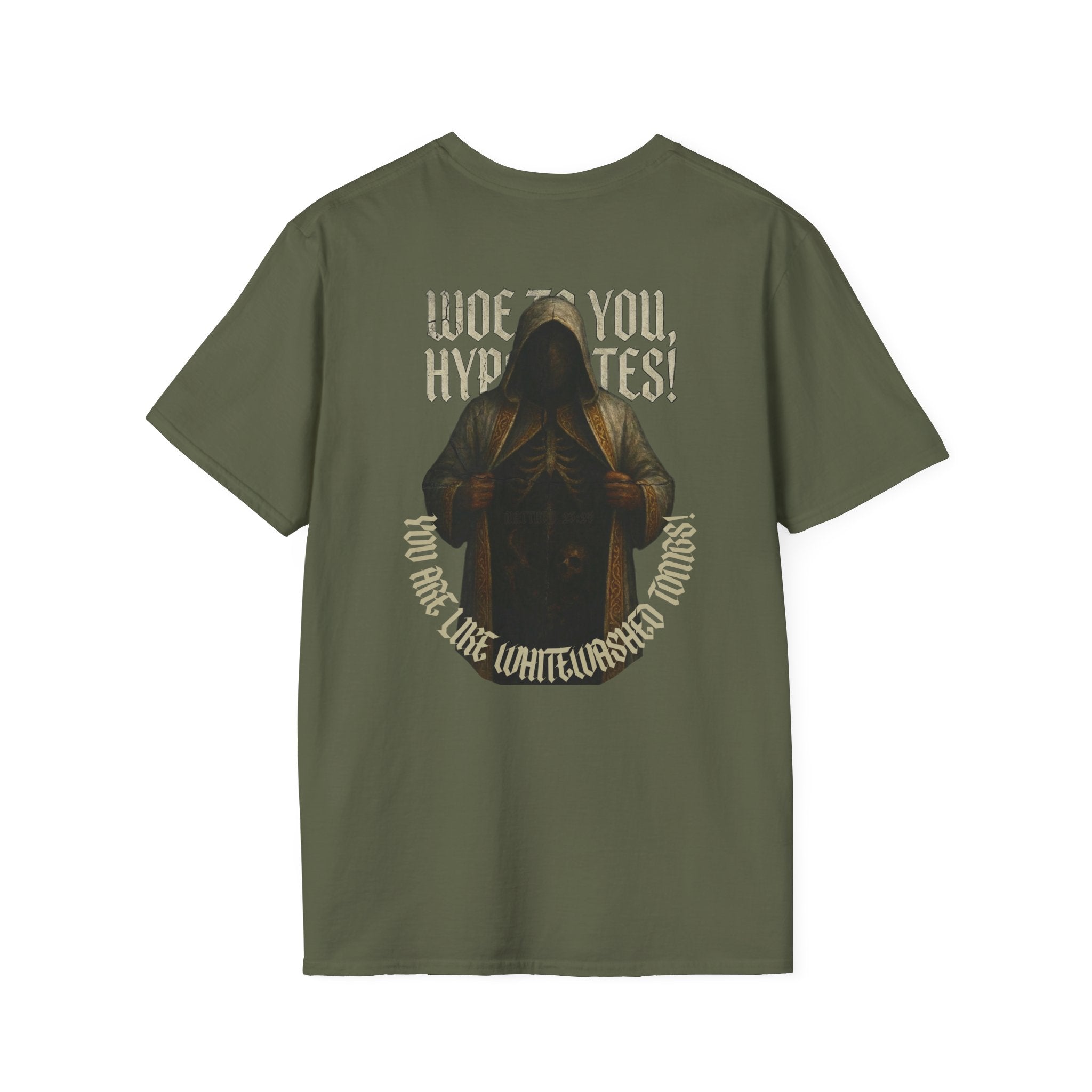 "Whitewashed Tombs" (Design on Back/Logo on Front)