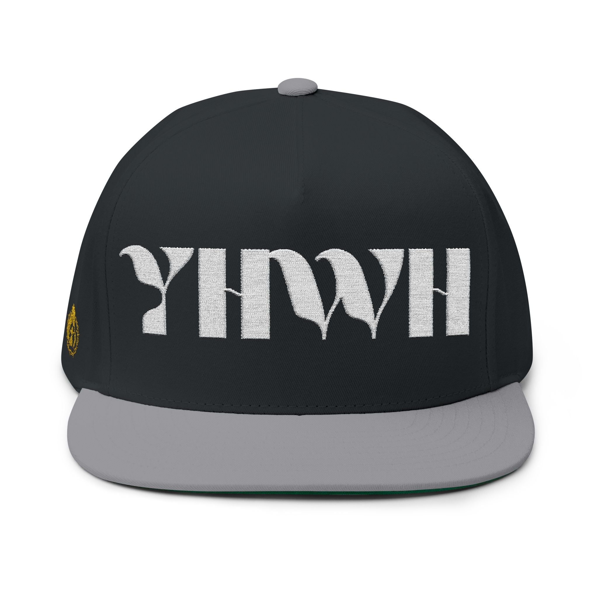 Signature Series "YHWH" (White) Flat Bill Snapback (Triple Embroidered)