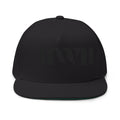 "YHWH" (Black) Flat Bill Snapback (Embroidered Front/Back)