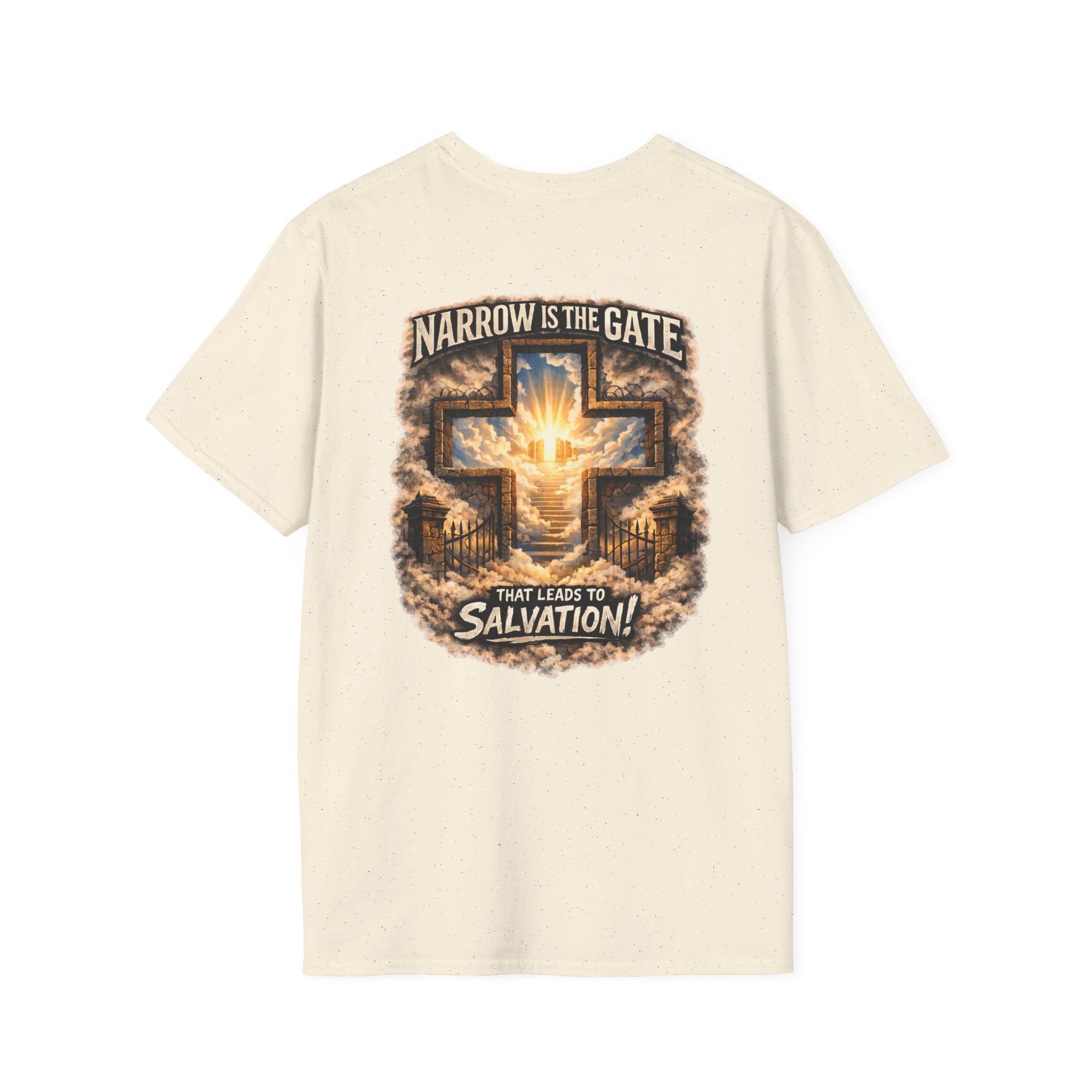 "The Narrow Gate" (Design on Back/Logo on Front)