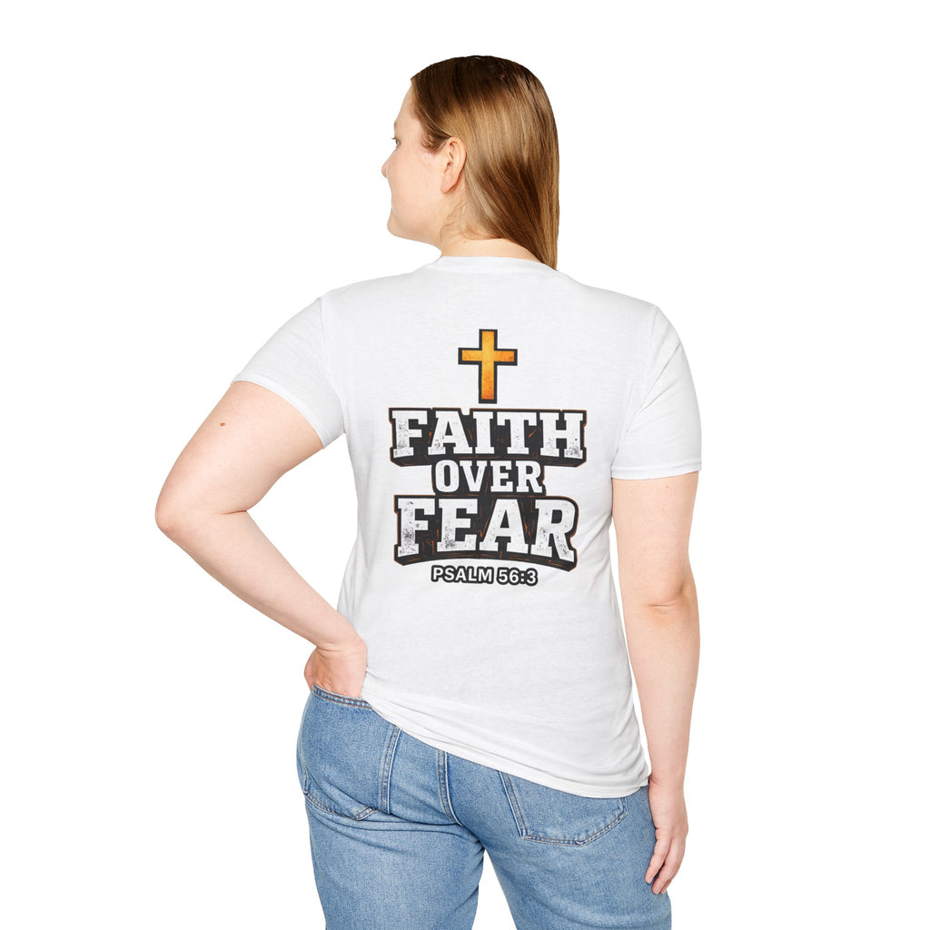 "Faith Over Fear" (Design on Back/Logo On Front)