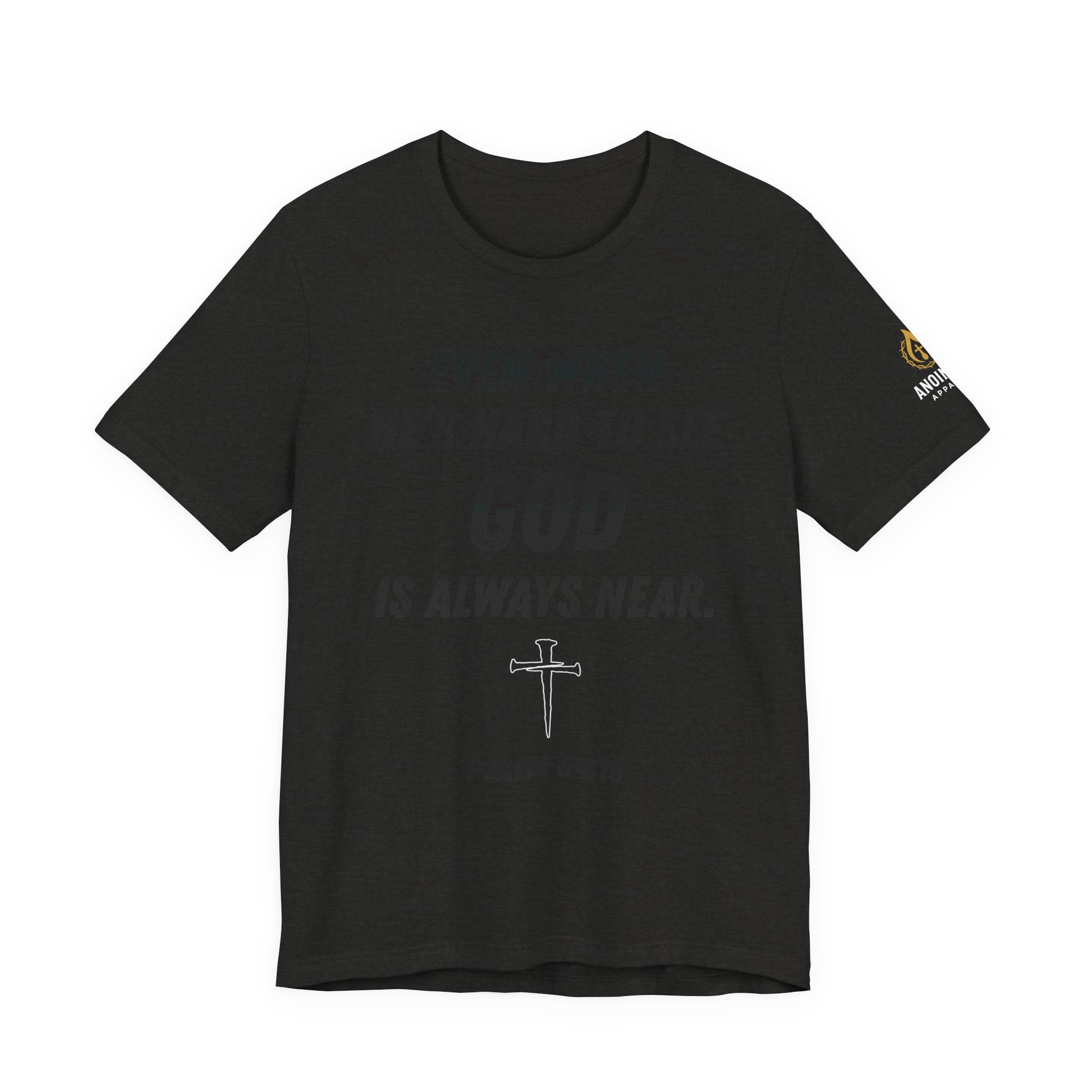 "God is Near" (Design on Front/Logo on Sleeve)