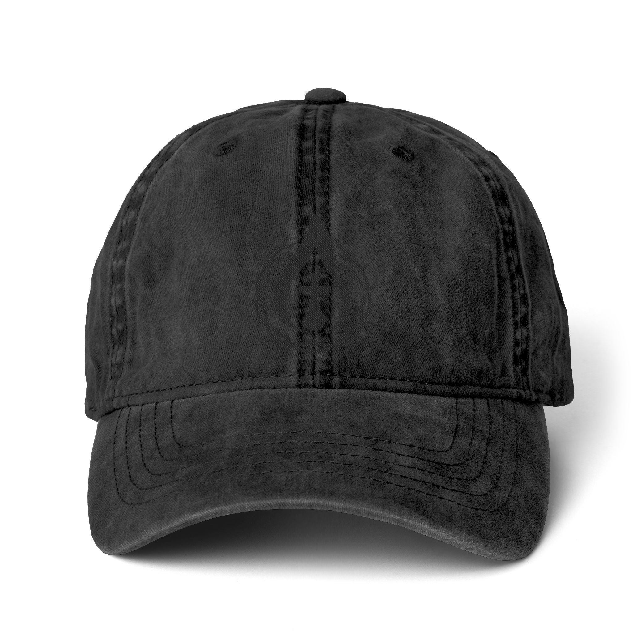 Women's "Anointed" Christian Cap (Black Logo) (makeup-resistant w/ concealed ponytail opening)