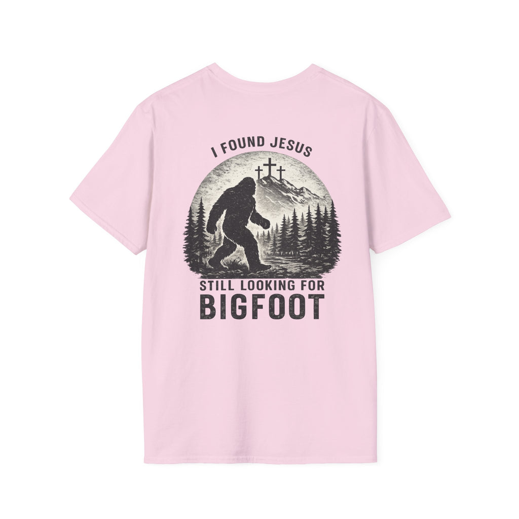 "Jesus and Bigfoot" (Design on Back/Logo on Front)